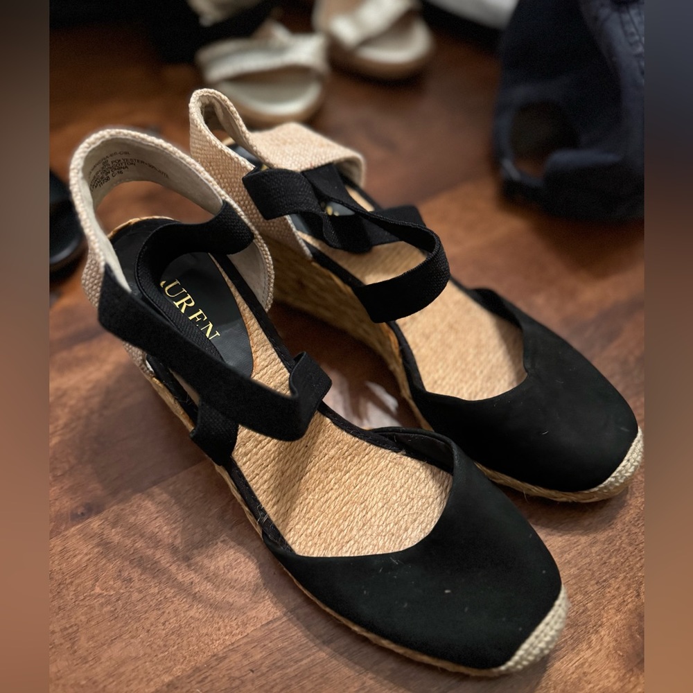Lauren Ralph Lauren Wedge Espadrilles